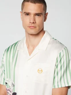 Online Ella Printed Shirt- Gardenia Matching Separates