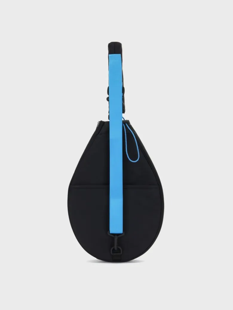 New Essential Racket Sling Bag- Black For The Court