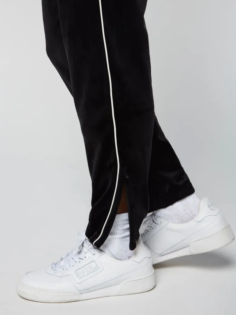 Outlet Gallone Velour Track Pant- Black Beauty Pants And Sweatpants