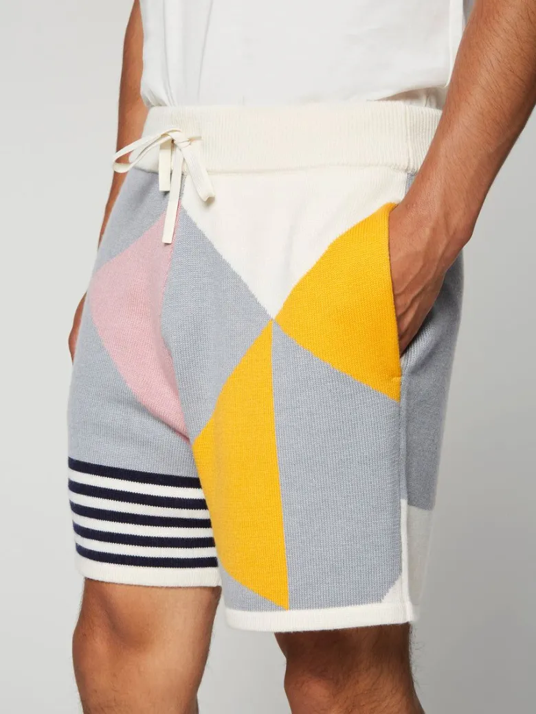 Hot Geo Knit Short- Multi View All