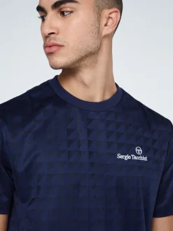 Fashion Geo T-Shirt-Maritime Blue For The Court