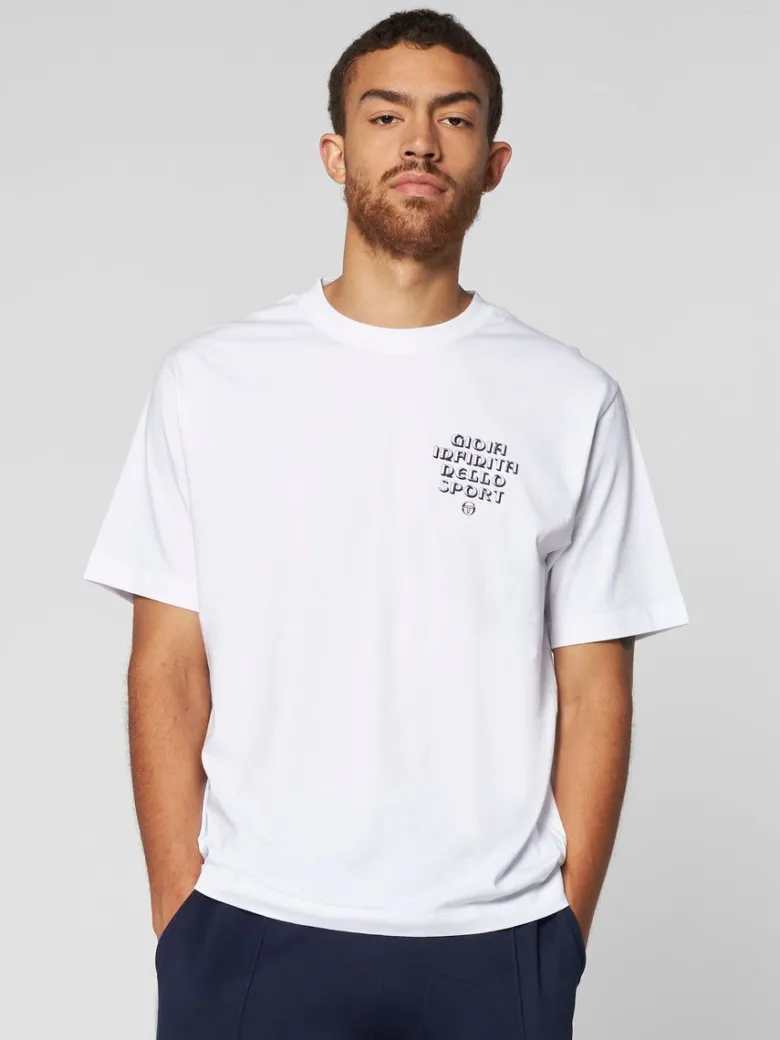 Hot Gioia T-Shirt- White/ White T-Shirts