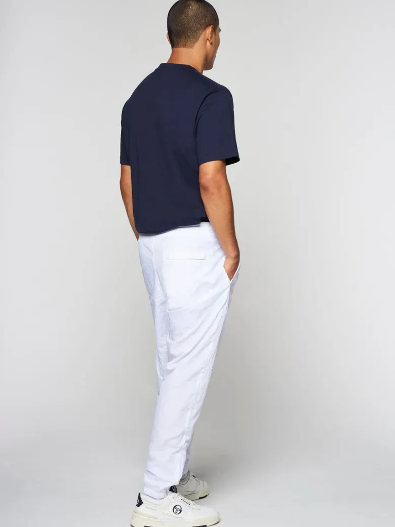 Fashion Griante Track Pant- Brilliant White Nylon