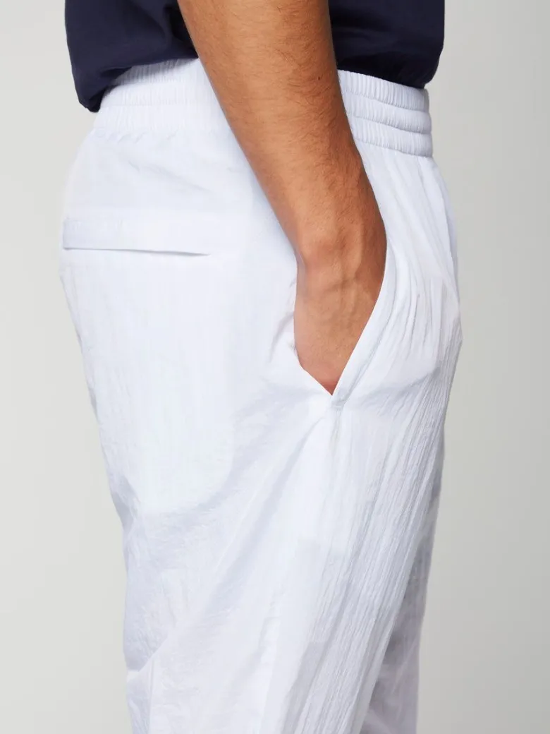 Fashion Griante Track Pant- Brilliant White Nylon