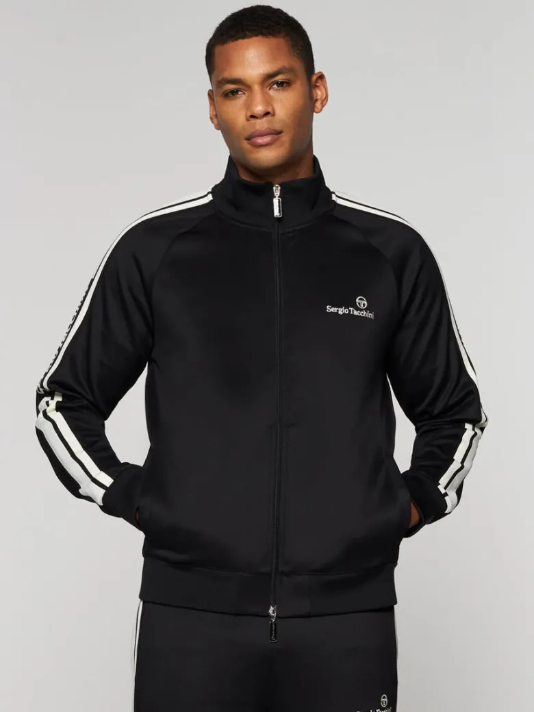 Clearance Gromo Tape Track Jacket- Black Beauty Tracksuits