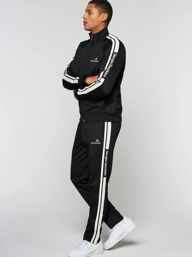 Clearance Gromo Tape Track Jacket- Black Beauty Tracksuits