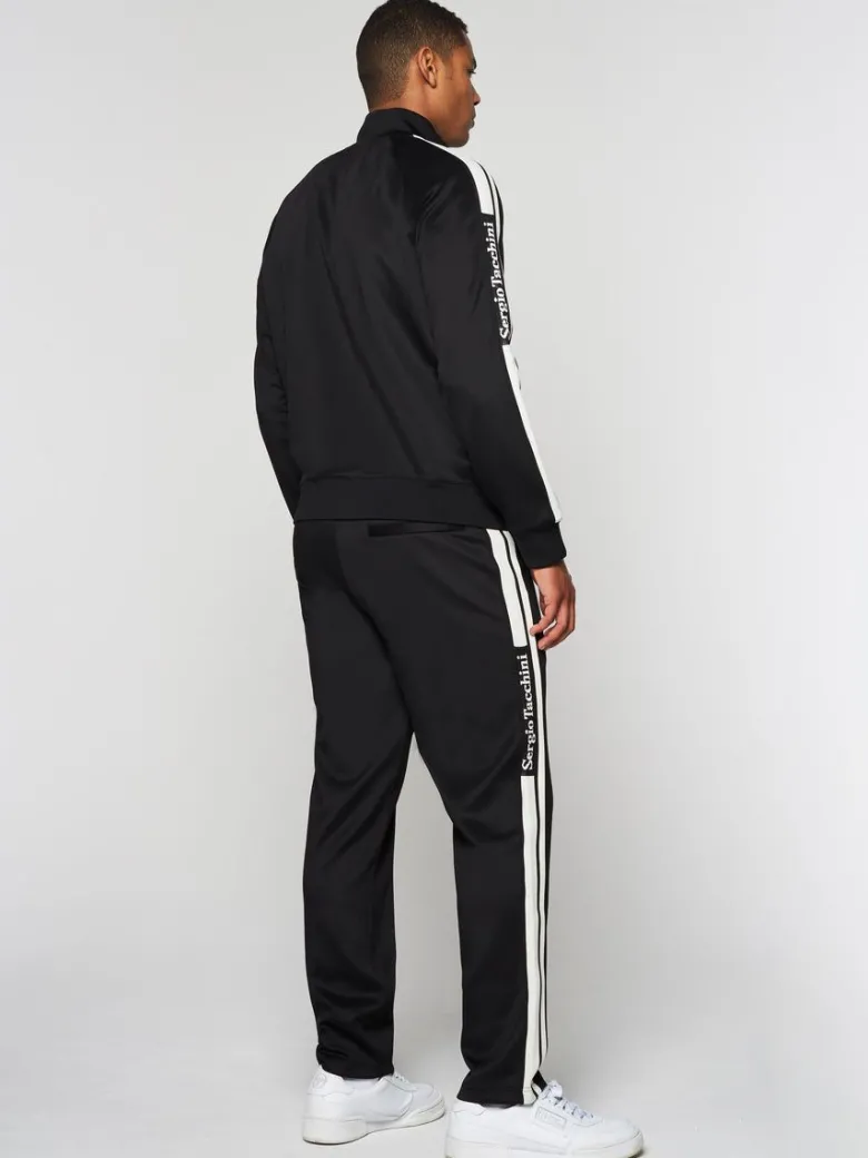 Clearance Gromo Tape Track Jacket- Black Beauty Tracksuits