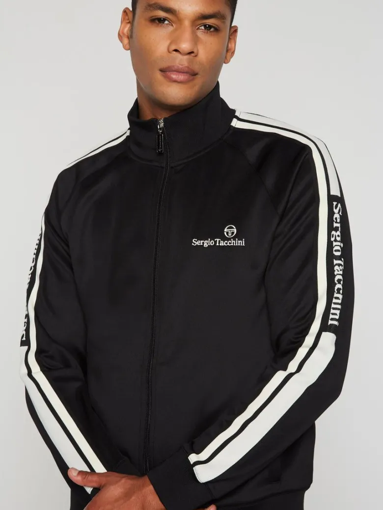 Clearance Gromo Tape Track Jacket- Black Beauty Tracksuits