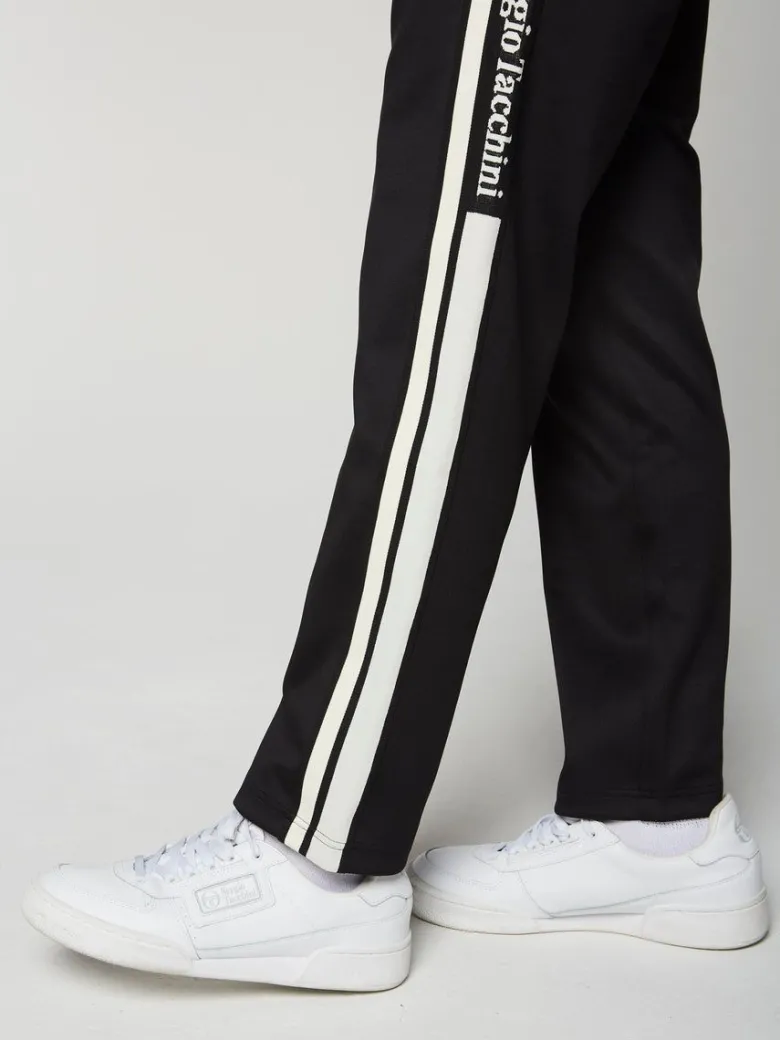 Online Gromo Tape Track Pant- Black Beauty Pants And Sweatpants