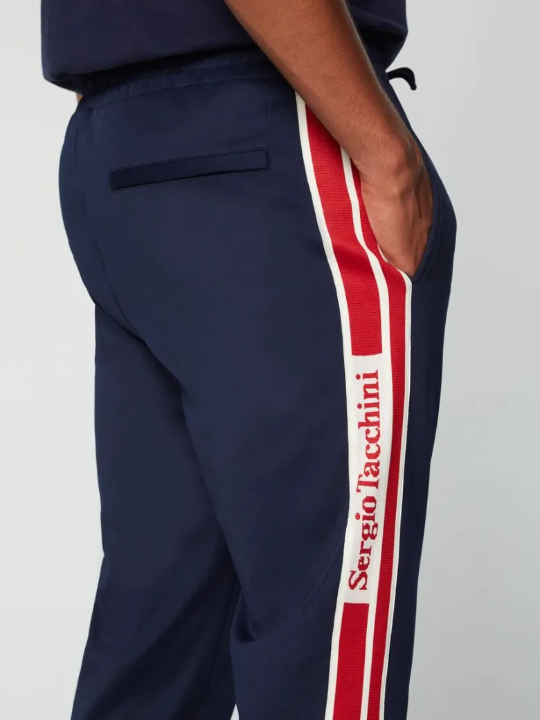 Best Gromo Tape Track Pant- Maritime Blue Tracksuits