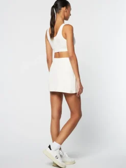 Discount Josie Tennis Skirt- Gardenia For The Court