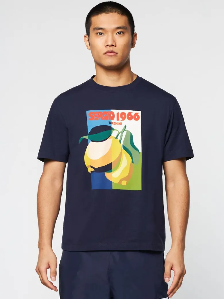 Clearance Limone T-Shirt- Maritime Blue View All