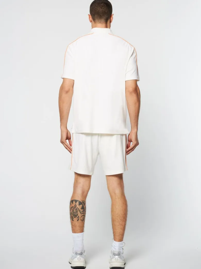 Fashion Lioni Velour Polo Archivio- Gardenia Polos