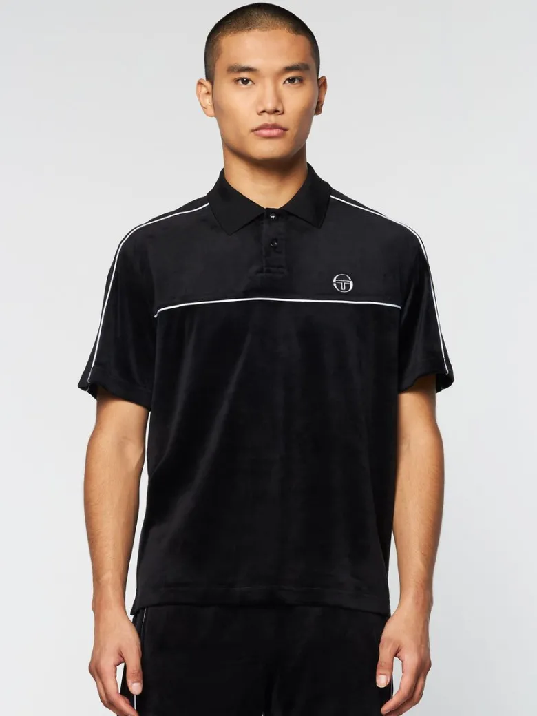 Sale Lioni Velour Polo Archivio- Black Beauty Polos