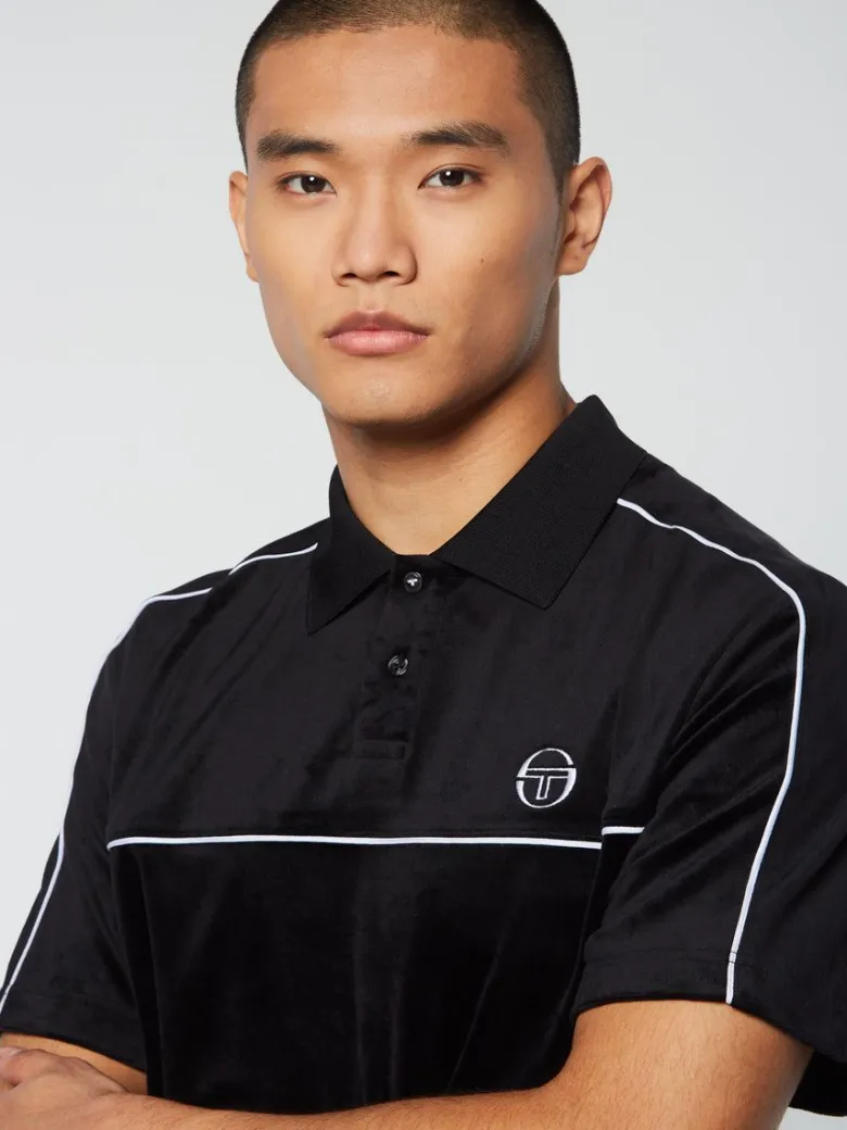 Sale Lioni Velour Polo Archivio- Black Beauty Polos