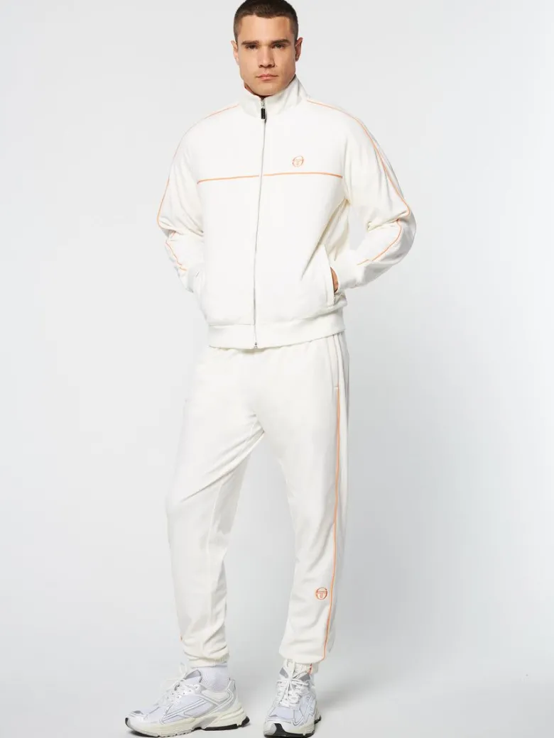 Hot Lioni Velour Track Jacket Archivio- Gardenia Tracksuits