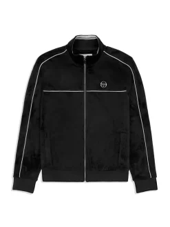 Discount Lioni Velour Track Jacket- Black Beauty View All