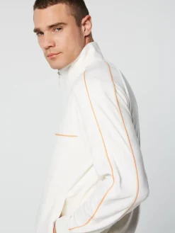 Fashion Lioni Velour Track Jacket Archivio- Gardenia Jackets