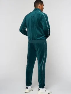 Best Lioni Velour Track Jacket- Botanical Garden Jackets