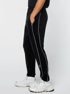 Online Lioni Velour Track Pant- Black Beauty Velour