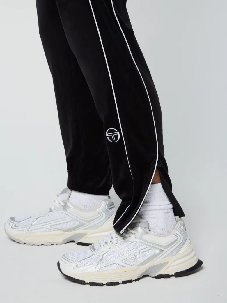 Online Lioni Velour Track Pant- Black Beauty Velour