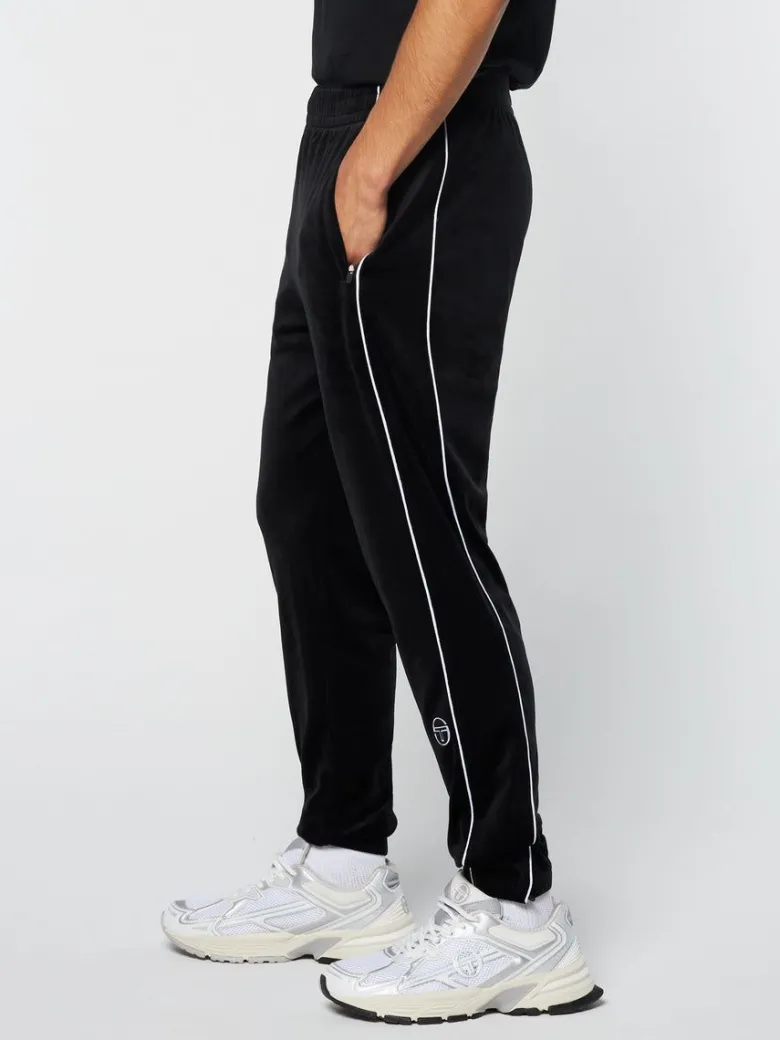 Sale Lioni Velour Track Pant- Black Beauty Tracksuits