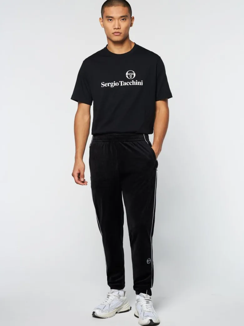 Sale Lioni Velour Track Pant- Black Beauty Tracksuits
