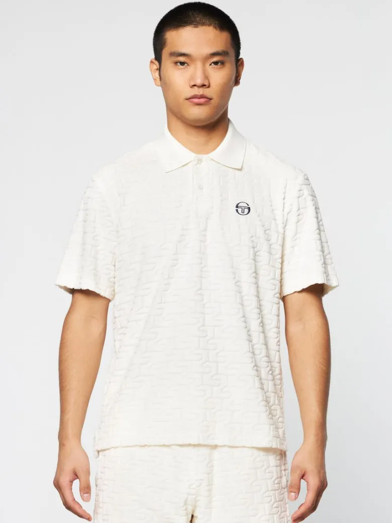 Hot Livata Monogram Polo- Gardenia Polos