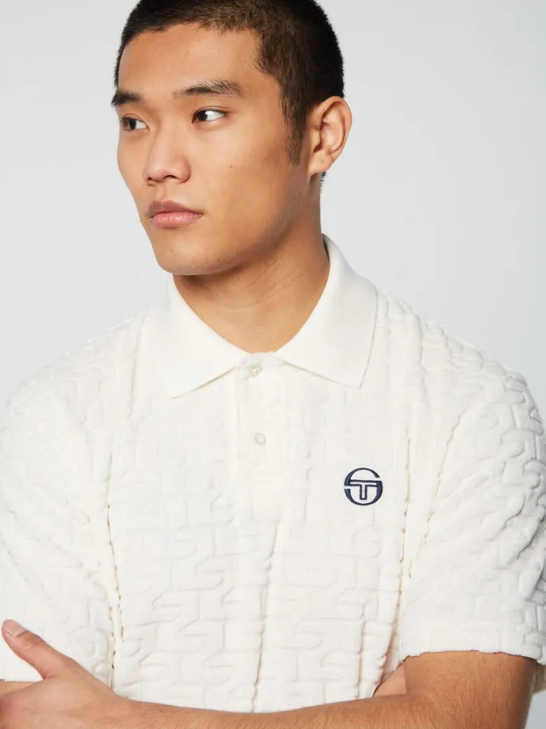 Hot Livata Monogram Polo- Gardenia Polos
