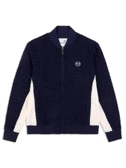 Outlet Livata Monogram Track Jacket- Maritime Blue Tracksuits
