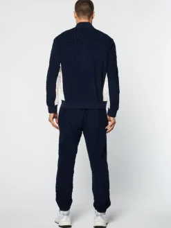 Outlet Livata Monogram Track Jacket- Maritime Blue Tracksuits