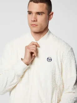 Online Livata Monogram Track Jacket- Gardenia Tracksuits
