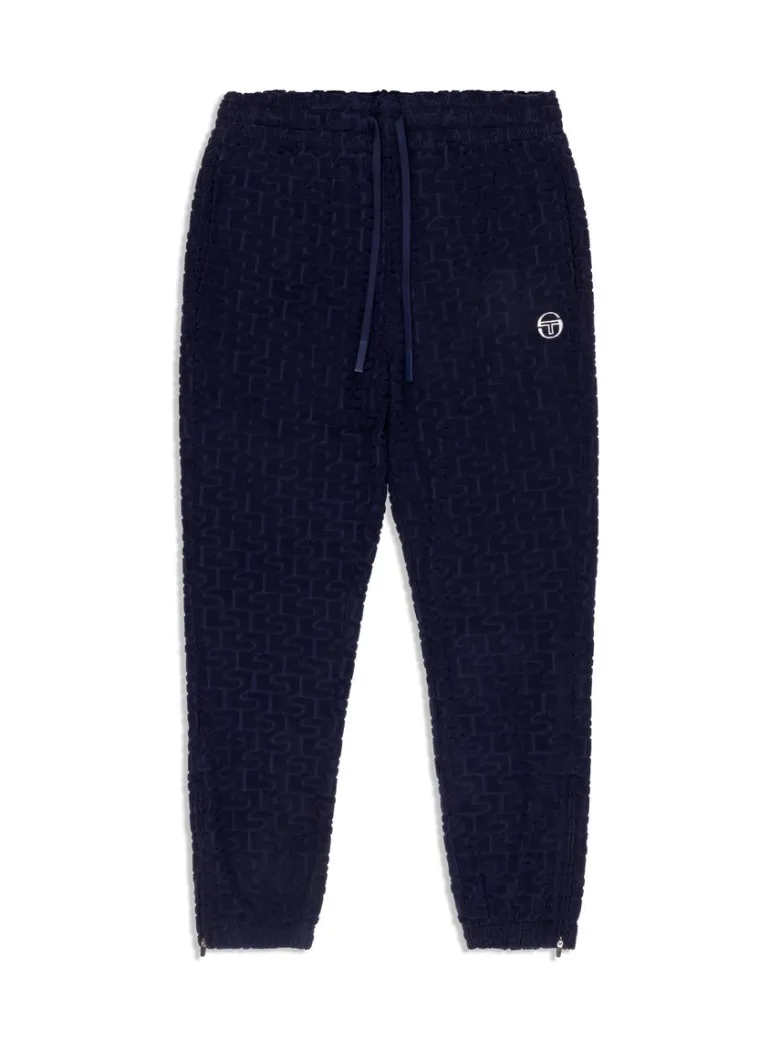 Clearance Livata Monogram Track Pant- Maritime Blue Pants And Sweatpants