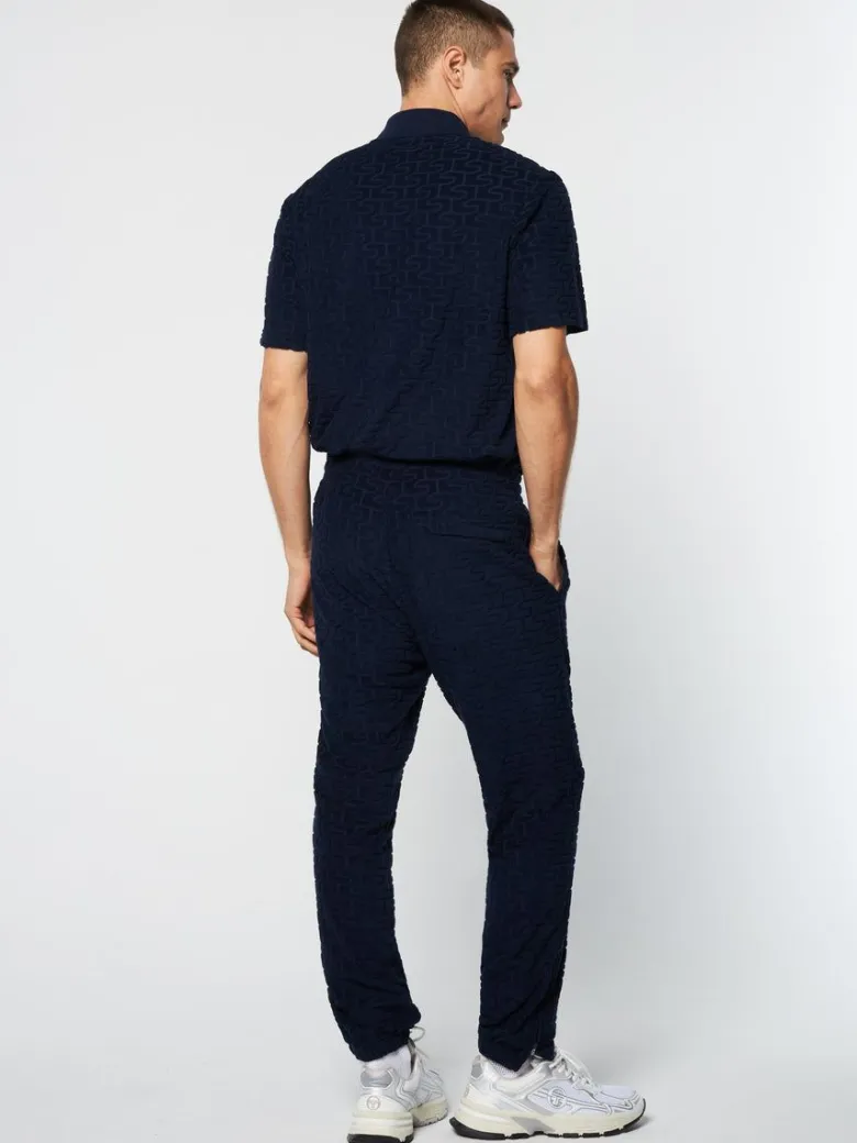 Clearance Livata Monogram Track Pant- Maritime Blue Pants And Sweatpants
