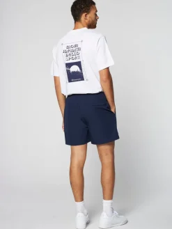 Best Merlata Water-Reactive Swim Short- Maritime Blue Nylon