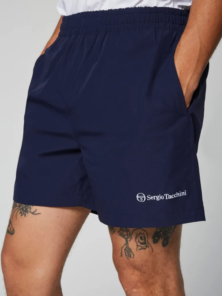 New Merlata Water-Reactive Swim Short- Maritime Blue View All