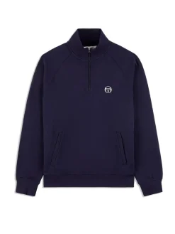 Best Mezza Half Zip- Maritime Blue Sweatshirts And Hoodies