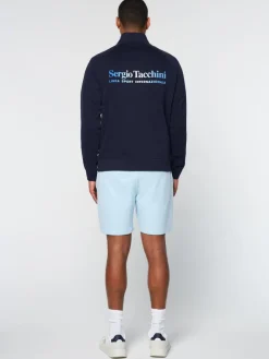 Best Mezza Half Zip- Maritime Blue Sweatshirts And Hoodies