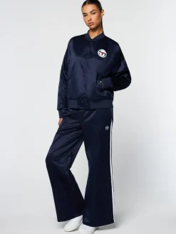 Fashion Miss Angela Bomber Jacket- Maritime Blue View All