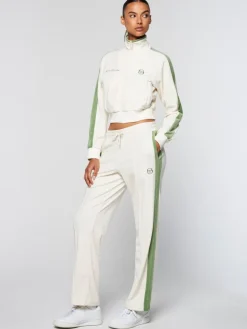 Sale Miss Carlotta Velour Track Jacket- Gardenia Velour