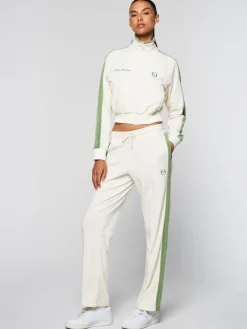 Clearance Miss Carlotta Velour Track Pant-Gardenia Velour