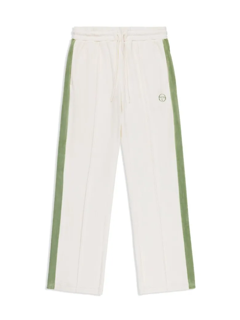 Fashion Miss Carlotta Velour Track Pant-Gardenia Tracksuits