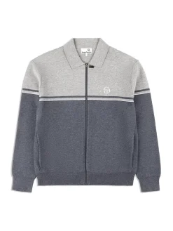 Discount Nostra Track Jacket- Dark Grey/ Melange Knitwear