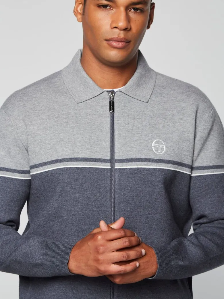 Fashion Nostra Track Jacket- Dark Grey/ Melange Tracksuits