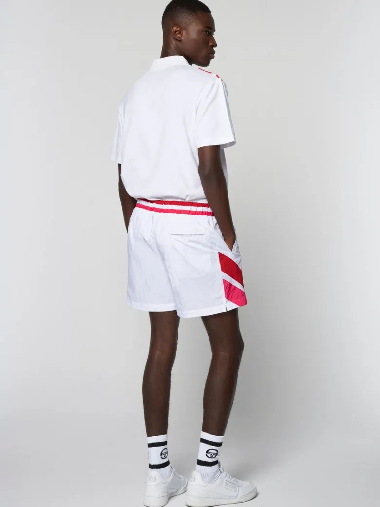 Fashion Ortica Tennis Short- White Nylon