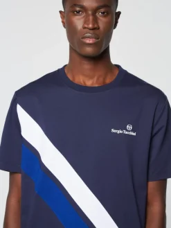 Sale Ortica Tennis T-Shirt- Maritime Blue For The Court