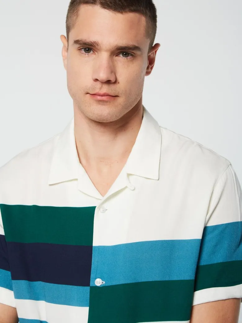 Best Pennellata Cabana Shirt- Gardenia/ Multi View All