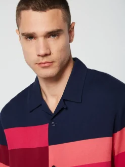 Online Pennellata Cabana Shirt- Maritime Blue/ Multi Matching Separates