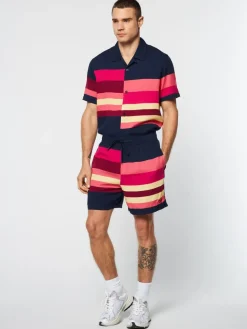 New Pennellata Short- Maritime Blue/ Multi View All