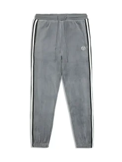 Online Pereto Velour Track Pant- Sleet Velour